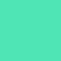 A simple turquoise green background with a circular shape.